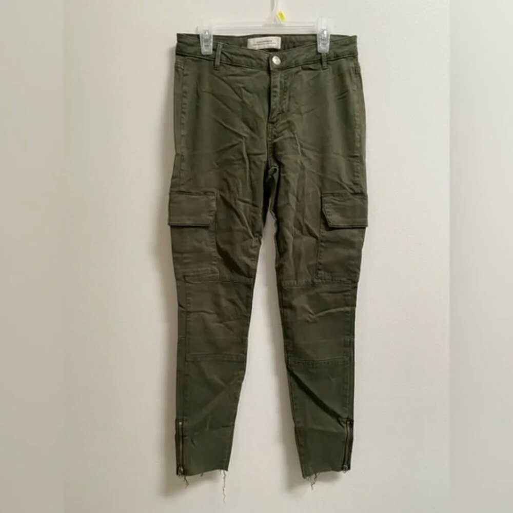 Zara Cargo Skinny Jeans US 2